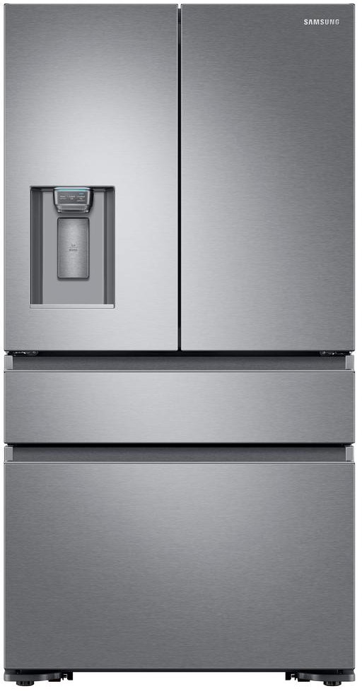 RF23M8070SR Samsung 22.6 cu ft Counter Depth French Door Refrigerator with FlexZone Drawer - 36 Inch Stainless Steel-1