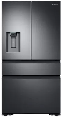 RF23M8070SG Samsung 22.6 cu ft 4 Door Refrigerator - Counter Depth Black Stainless Steel