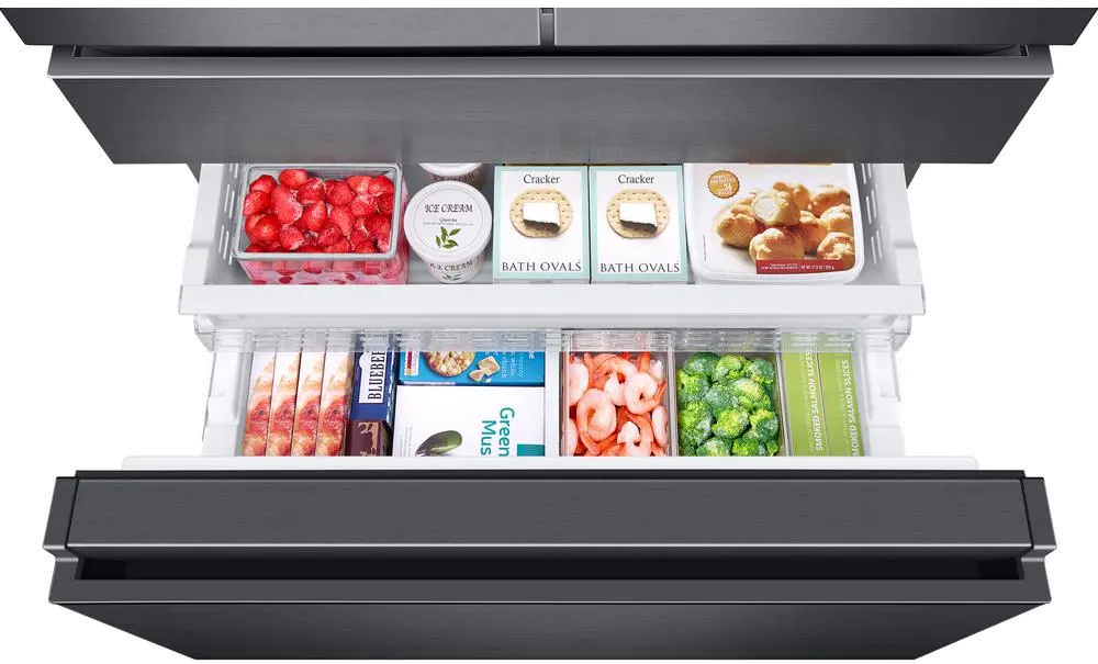 RF23M8070SG Samsung 22.6 cu ft 4 Door Refrigerator - Counter Depth Black Stainless Steel-6