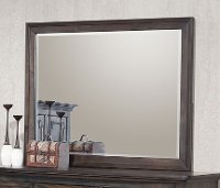 Classic Traditional Antique Brown Mirror - Campbell