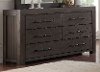 Basalt Gray Casual Classic Dresser - Heath