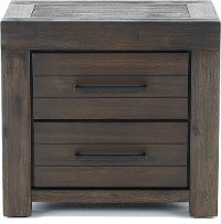 Basalt Gray Casual Classic Nightstand - Heath