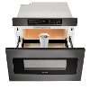 SMD-2470AH Sharp 1.2 cu. ft. Microwave Drawer - Black Stainless Steel-4