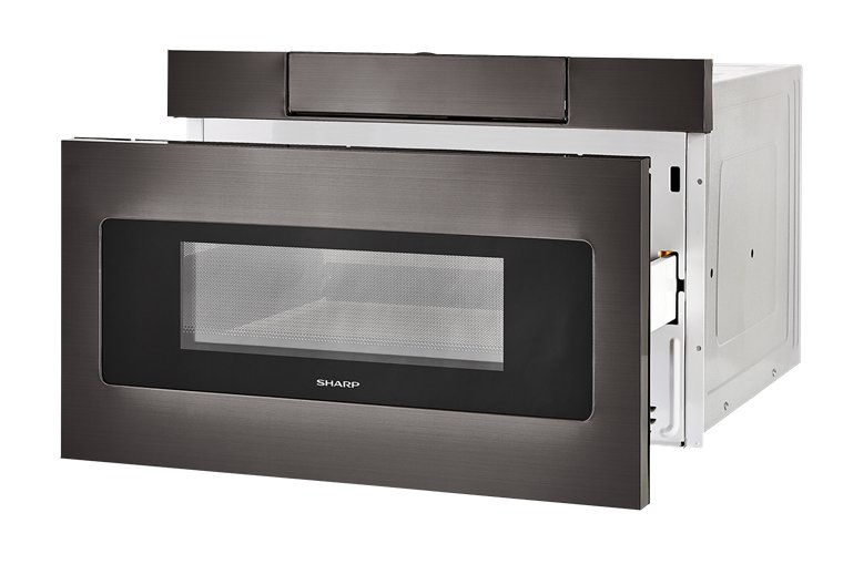 SMD-2470AH Sharp Microwave Drawer - 1.2 cu. ft. Black Stainless Steel-3