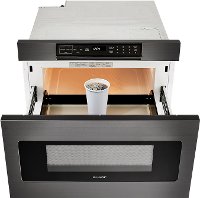 SMD-2470AH Sharp Microwave Drawer - 1.2 cu. ft. Black Stainless Steel-4