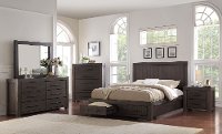 Casual Classic Basalt Gray 6 Piece Full Bedroom Set - Heath