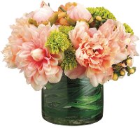 Multi-Color Dahlia, Peony and Rose Arrangement