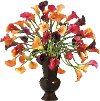Multi-Color Faux Calla Lily Arrangement