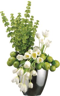 Tulip and Greenery Arrangement
