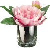 Clearance Pink Peony Arrangement in a Glass Vase