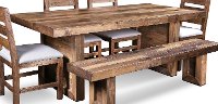 Tri Pine Dining Table - Boardwalk Collection