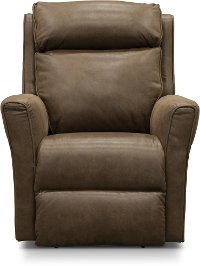 Taupe Manual Rocker Recliner - Radiate