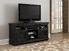 64 Inch Distressed Black TV Stand - Willow