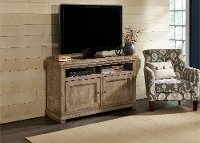 Willow 54 Inch Distressed Gray TV Stand