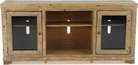 68 Inch Distressed Gray Brown TV Stand - Willow