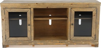 Willow 68 Inch Distressed Gray Brown TV Stand