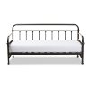 7037-RCW Vintage Industrial Black Finished Metal Daybed - Elsie-3