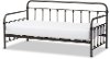 7037-RCW Vintage Industrial Black Finished Metal Daybed - Elsie-4