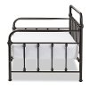 7037-RCW Vintage Industrial Black Finished Metal Daybed - Elsie-5