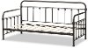 7037-RCW Vintage Industrial Black Finished Metal Daybed - Elsie-6
