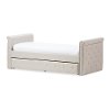 7039-RCW Modern Light Beige Tufted Twin Daybed - Swamson-3