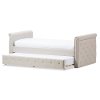 7039-RCW Modern Light Beige Tufted Twin Daybed - Swamson-4