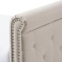 7039-RCW Modern Light Beige Tufted Twin Daybed - Swamson-5