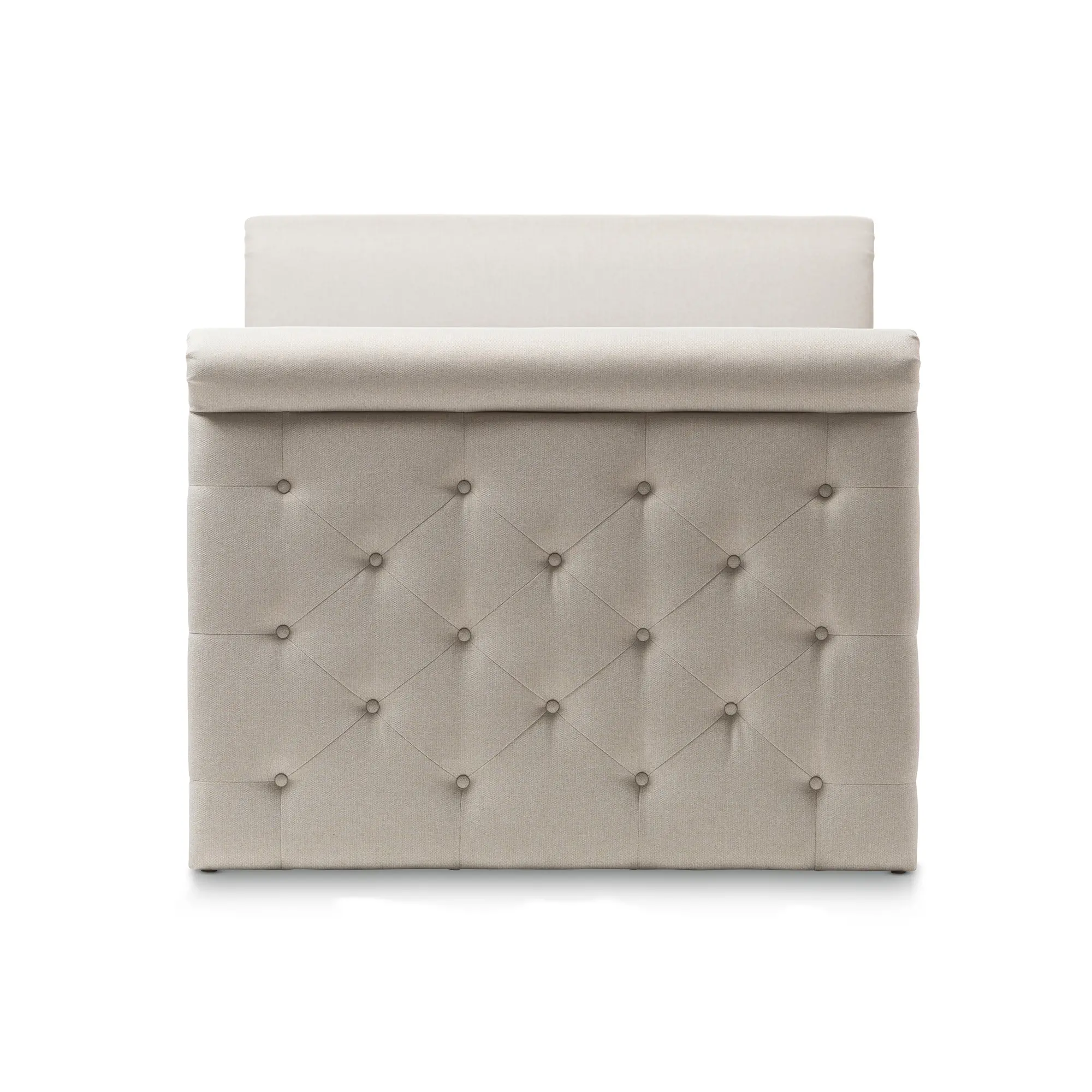 Modern Light Beige Tufted Twin Daybed - Swamson-6