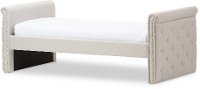 7039-RCW Modern Light Beige Tufted Twin Daybed - Swamson-8
