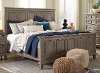 Casual Rustic Gray Queen Bed - Dovetail