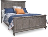 Casual Rustic Gray King Size Bed - Dovetail-2