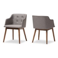 6960-2PC-RCW Grey Modern Button-Tufted Accent Chairs - Harrison-3