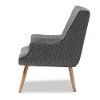 7043-RCW Grey Mid-Century Upholstered Armchair - Nola-4