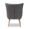 7043-RCW Grey Mid-Century Upholstered Armchair - Nola-5