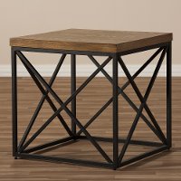 7329-RCW Vintage Industrial End Table - Holden-5