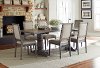 Dove Gray 5 Piece Dining with Side Chair - Muses