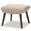 7042-RCW Taupe Mid-Century Upholstered Stool - Nola-2