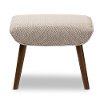 7042-RCW Taupe Mid-Century Upholstered Stool - Nola-3