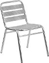 Commercial Aluminum Armless Stack Chair