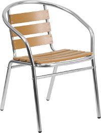 Restaurant Aluminum Stack Chair