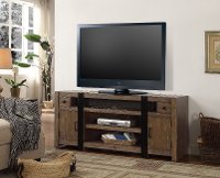 63 Inch Weathered Pine TV Stand - Tribeca