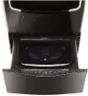 WD205CK LG Signature Pedestal Washer - Black Stainless Steel