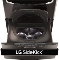 WD205CK LG Signature Pedestal Washer - Black Stainless Steel-3