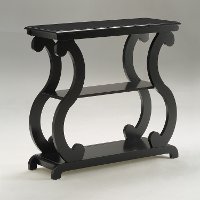 Modern Contemporary Black End Table - Lucy