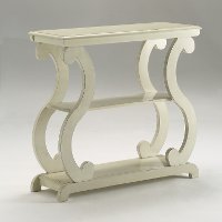 Lucy Modern Contemporary Ivory White End Table