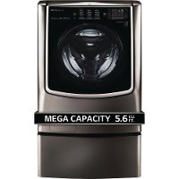 WM9500HKA LG Signature 5.8 cu. ft. Front Load Washer - Black Stainless Steel-2
