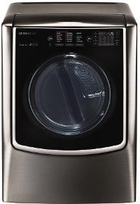 DLEX9500K LG 9.0 Cu. Ft. Electric Front Load Dryer - Black Stainless Steel