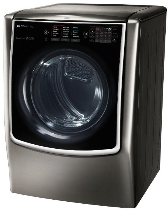 DLEX9500K LG Signature Electric Dryer - 9.0 Cu. Ft. Black Stainless Steel-2