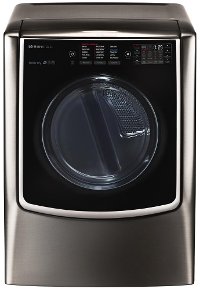 DLGX9501K LG 9.0 cu. ft. Gas Front Load Dryer - Black Stainless Steel