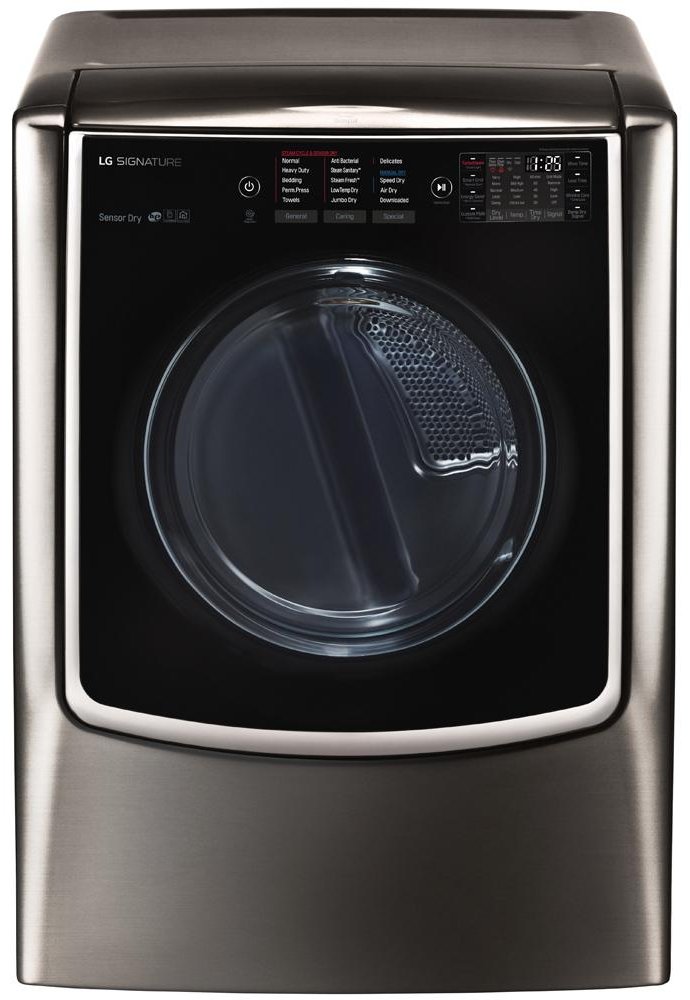 DLGX9501K LG Signature Gas Dryer - 9.0 Cu. Ft. Black Stainless Steel-1